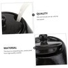 ABOOFAN Simple Ceramic Spice Jar with Lid and Spoon Practical