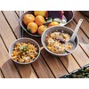 Boundless Voyage Outdoor Titanium Double-Wall Bowl Camping Hiking Picnic Home