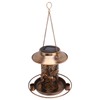 Solar Bird Feeder for Outdoors Hanging IP65 Waterproof Warm Light