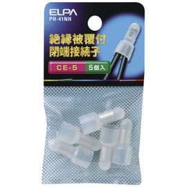 ELPA PH-41NH Connector, Crimp Terminal Wiring, 1.0 inches (27.0 mm), Pack of 5