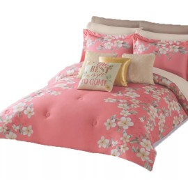 Concord Edredón Magda Rosa Matrimonial + Fundas Y Cojin Concord