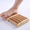 Wooden Roller Foot Acupressure Massager - Home Use Foot Reflexology Tool Foot Massager 3ea