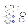 6 Pcs Scary Eye Bracelet Blue Eyes Good Luck Amulet