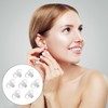 20pcs Earring Backs Rubber,Soft Clear Earring Backs for Studs,Hypoallergenic Earrings