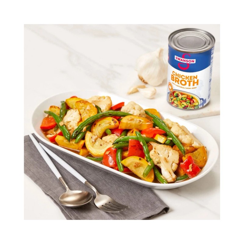 Swanson Chicken Broth 14.5 oz Cans, 12‑Pack – Classic Savory