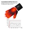 Intelligent Electric Heating Gloves Adjustable Winter Outdoor Sport Warm Keeping