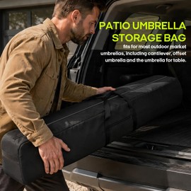 67'' Patio Beach Umbrella Storage Bag, 600D Pool Umbrella Sleeve