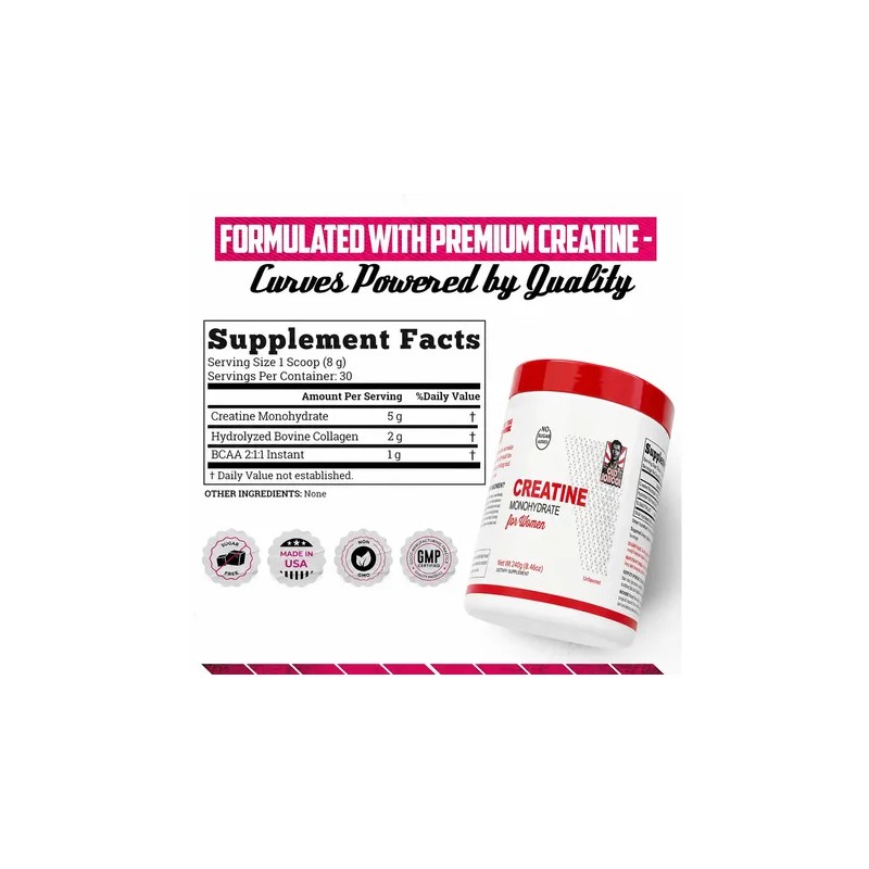 Creatine Monohidratada Para Mujeres | 240g