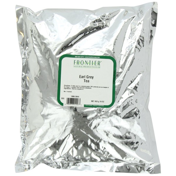 Frontier Co-op Earl Grey, Traditional, Kosher | 1 lb. Bulk Bag | Camellia sinensis