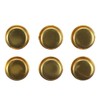 30pcs 1.06Inch Gold Candle Holders Candlestick Holders Cups Candle Drip