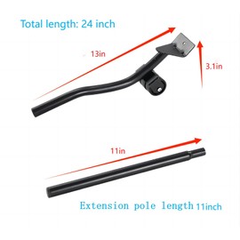 ZZYWWP Furniture Lifter Tool 24" - Compatible with for Hard Floor Surfaces Move Heavy Furniture Quickly & Easily (1lifter Tool & 4 Heightening Block)