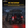 Partsam 2x LED Dump Truck Tail Lights 33 LEDs Universal