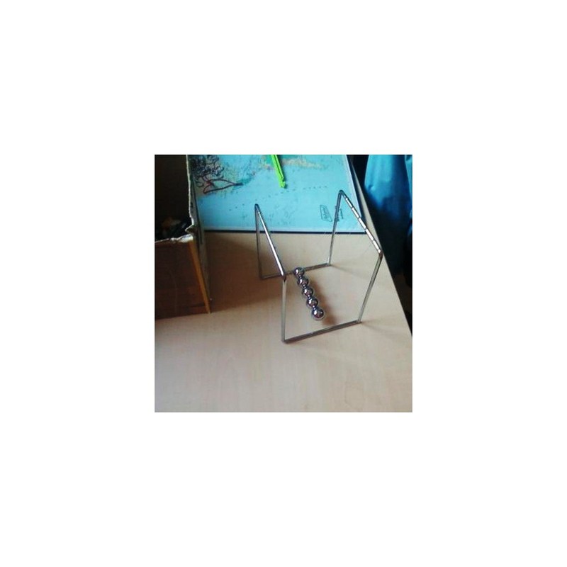 Small Silver Newtons Cradle