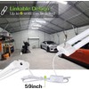 6 Pack 4FT Linkable LED Shop Light, Utility Shop Light