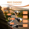 2 Pack Bicycle Mirror for Handlebars – Adjustable Bike Mirror