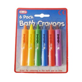 Katies Playpen - Baby Best Buys Fun 6 Pack Of Colourful Bath Crayons Great For Colouring in the Bath or on Tiles – Suitable From 3 Years