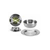 Summit Stainless Steel Plate & Bowl 2 Piece Set For