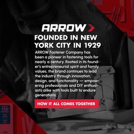 ARROW 16" Tool Bag Organizer with Anti-Slip Feet, Tool Bags for Men Heavy Duty, Wide Open Mouth, Large Capacity with 13 Pockets, Portable Toolbag for Electrician Mechanic Plumber HVAC