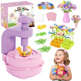 RFID Kit de Flores de Tela para Hacer Ramos, Kit de manualidades para hacer Flores, Juguetes de Manualidades Florales DIY para Niñas, Kit de manualidades para niños, Regalos de cumpleaños y Navidad para niñas