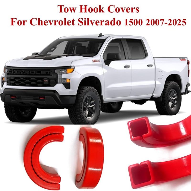 LYHCETVEX Tow Hook Covers for Silverado 1500 2007-2025, Custom Front