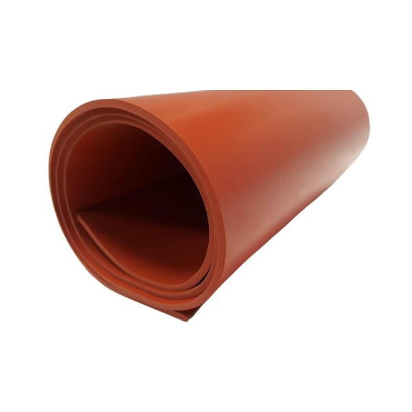 .125" 5" x10' Industrial Silicone Rubber|Temperature-Resistant, Versatile, Durable & Flexible|Weatherproof,