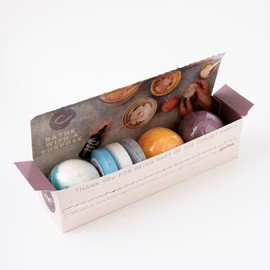 Cosset Bath Bomb - Anxious AF Gift Box Bubble Bath Bombs for Women - Anxiety Relief Set with Natural Ingredients - 6pcs