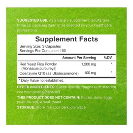 Red Yeast Rice + Coq10 Salud Cardiovascular 300 Americano