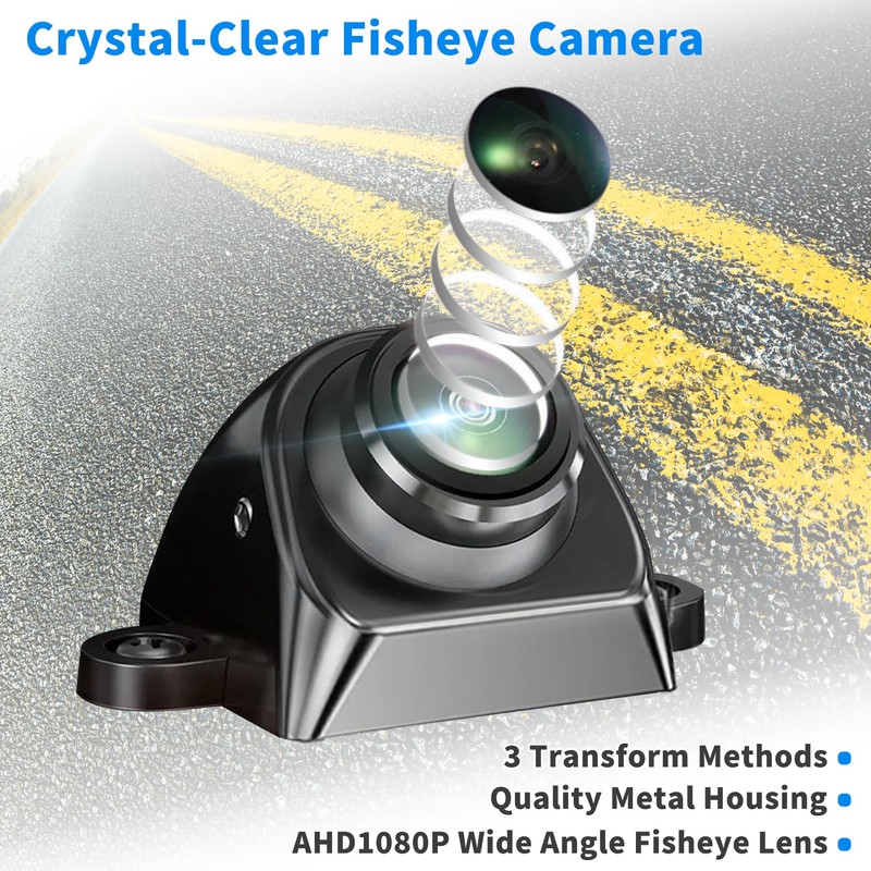 HEROFFIX AHD1080P Car Park Assist Backup Reverse Camera with Video