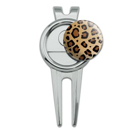 GRAPHICS & MORE Leopard Print Animal Spots Golf Divot Repair Tool and Ball Marker