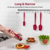 U-Taste Silicone Spatula Set with 600 Degrees Fahrenheit Heat Resistant