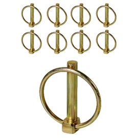 8pcs 8MM Heavy Duty Lynch Pin Assortment Kit for Trailer Tractor Trolley Mechanical