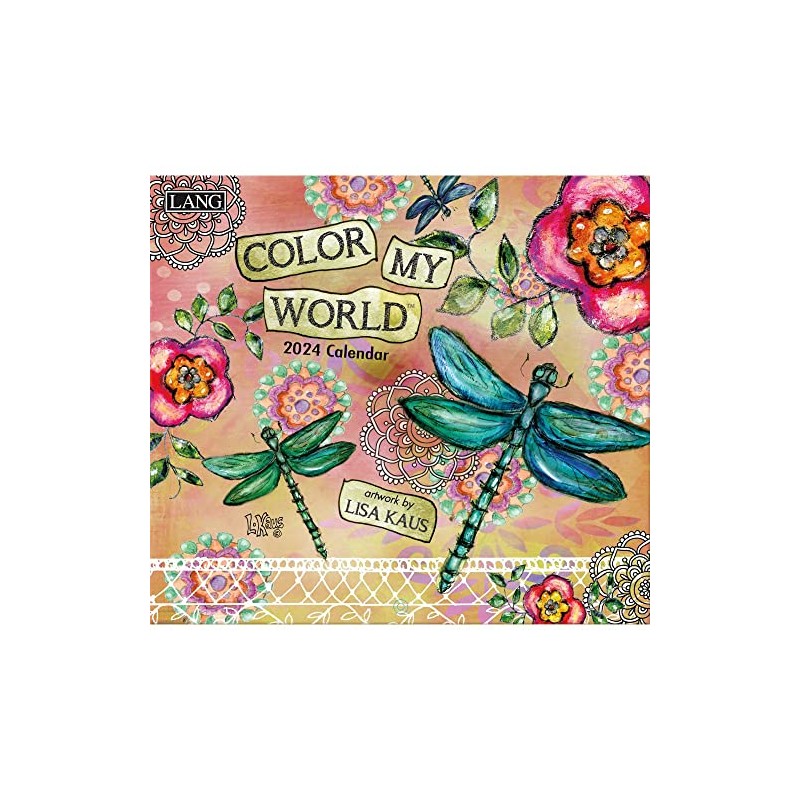 LANG Color My World 2024 Wall Calendar (24991001854)