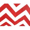 Premier Chevron Holiday Outdoor Red and White Fabric Zig Zag