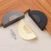 sourcing map 2 Pack Half Moon Cabinet Pull, 2.52" Hole