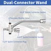 FENG PAI Pressure Washer Foam Cannon with Dual Connector Accessory
