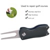 BiKING! Golfer Green Fork, Stainless Steel Golfer Fork Metal Folding