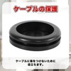 FJmark Cable Grommets Rubber Bushing Black Cable Wire Protection Grommets
