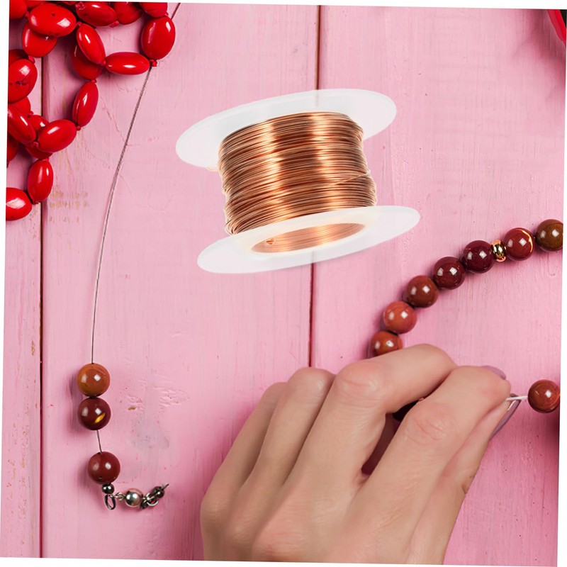 LALAFINA 1 Roll Soft Copper Wire Feet Pure for Jewelry