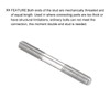 METALLIXITY 20 Pcs Double Sided Stud Screws (M3 Thread 25mm