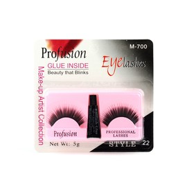 NYFASHION101 Elegant Alluring Stylish False Eyelashes w/Eyelash Glue NM700Y