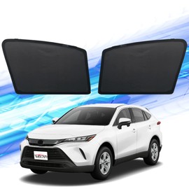 WeCar Sunshade for Toyota Harrier 80 Series, June 2020, Current Car Shade, Mesh Curtain, Front Design, Shade Curtain, Multi Sun Shade, Interior Parts, Easy Installation, Magnetic, Light Blocking,