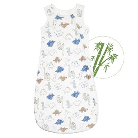 Sosomi Rayon from Bamboo Sleep Sack Baby Wearable Blanket 0.5 Tog Soft Kids Sleeping Bag Toddler Sleeveless 0-6 Months Infant Newborn Swaddle Blanket 2-Way Zipper Unisex Boys Girls Sleepsack Grey