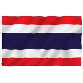 Trade Winds 3x5 Kingdom of Thailand Thai Country Flag 3'x5' Banner Brass Grommets Premium Fade Resistant