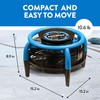 Dri-Eaz Dri-Pod Pro Omnidirectional Floor and Carpet Dryer, Ventilating Floor