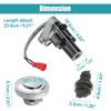 X AUTOHAUX 1 Set Motorcycle Ignition Switch Cylinder Fuel Gas