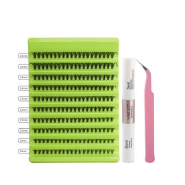 False Eyelashes, Partial False Eyelashes, Bulk Feel, Natural, Large Capacity, Handmade, For Stage Use, Everyday Makeup (200MIX-30D)