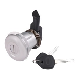 WMPHE Fuel Door Lock Cylinder Key Set Compatible with 1995-2004 Toyota Tacoma, 2000-2003 Toyota Tundra Gas Door Lock Fuel Filler Lid Replacement for 69058-35140 69058-26030 69058-34020