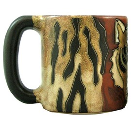Mara Stoneware Mug - Tiger - 16 oz
