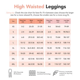 Conturve High Waisted Shaping Leggings - Shapewear for Women (XS, Black)