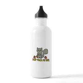 CafePress Don't Touch My Nuts Stainless Water Bottle 1 1.0L (34 oz) Stainless Steel Water Bottle